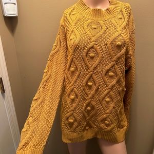 Rachel Zoe Mustard Sweater